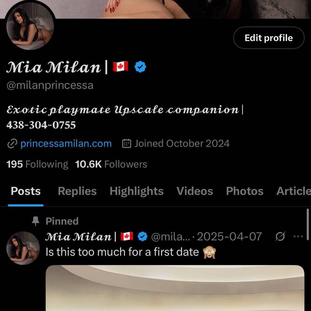 
                        Mia Milan 438.337.4416
                     is Female Escorts. | Mississauga | Ontario | Canada | escortsaffair.com 