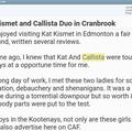 
                        CallistaCarter  KatKismet
                     is Female Escorts. | Skeena | British Columbia | Canada | escortsaffair.com 