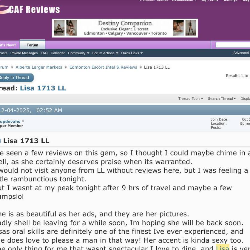 
                        Lisa
                     is Female Escorts. | Vancouver | British Columbia | Canada | escortsaffair.com 