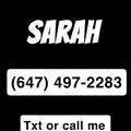 
                        SARAH 647. 497.2283
                     is Female Escorts. | Hamilton | Ontario | Canada | escortsaffair.com 
