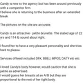 
                        Candy
                     is Female Escorts. | windsor | Ontario | Canada | escortsaffair.com 