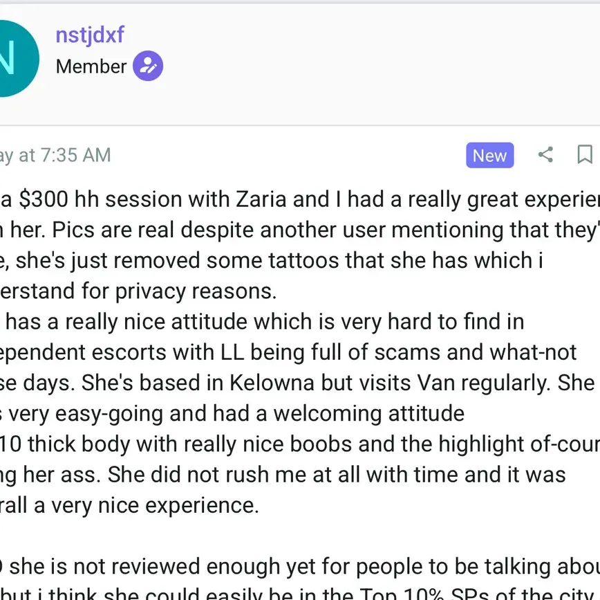 
                        Zaria Zane
                     is Female Escorts. | Kelowna | British Columbia | Canada | escortsaffair.com 